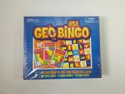 USA Geo Bingo by GeoToys Card Board Game Family Educational United States Kids
