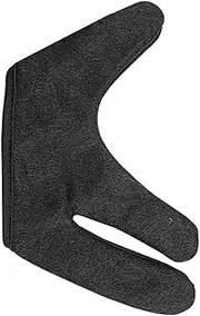 3 Finger Heat Resistant Gloves, 3 Finger Heat Protector Heat Resistant Gloves, Curling Wand Gloves, Heat Protector for Hair Dye, Reusable, Professional 3 Finger Protection Gloves