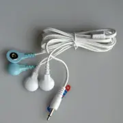 10 pcs 3.5mm Jack Head 4 Buttons Electrode Lead Wires Cable For Tens Device