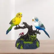 Talking Parrots Sound Activated Chirping Bird Electric Birds