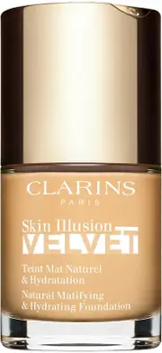 Clarins Skin Illusion Velvet liquid foundation with a matte finish and a nourishing effect, colour 101W 30 ml