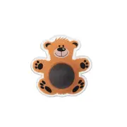 Doorstop Inofix Doors Bear Adhesive Orange Pvc