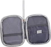 Portable Travel Medicine Organizer Bag Medical Pouch for Emergency Supplies Lightweight Zipper Closure for Outdoor Adventures Camping Daily Use