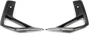 Dry Carbon Fiber Front Bumper Air Intake Vent Cover Trims Cover Compatible for BMW X3M X4M F97 F98 LCI 2022-IN Side Canards Cover Body Kit(Part A)