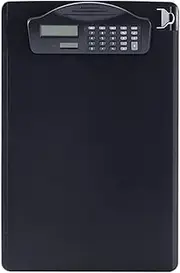 Multifunctional Clipboard with Binder Calculator Writing Pad Pen Slot & Scale for A4 Paper File Suitable for Student Office Business File