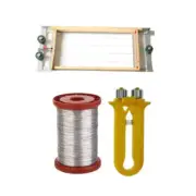 Beehive Frame Wire Cable Tensioner Crimper + 500gm Stainless Steel Frame Wire an