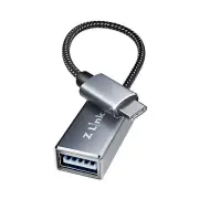 USB C M to USB 3.0 F Adapter, Up to 5 Gbps Data Trans, Braided Cable