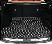Car Boot Protector for Xpeng G6 G9 2023 2024 2025 Car Trunk Main Mats Cover Internal Auto Accessory Car Trunk Mats(Black Beige-A)