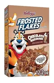〽️New Exclusive Kelloggs Frosted Flakes Chocolate Milkshake Toast Cereal 12.6oz