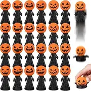 Letapapa Jumping Popper Spring Launchers Toy for Halloween Party Favor Supplies, 24 Pcs Bouncy Novelty Toy Goodie Bag Stuffers, Classroom Prizes, Treat or Trick for Kids