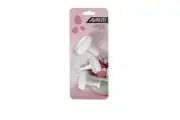 Avanti Leaf Fondant Plunger Cutter, 3 Piece Set White
