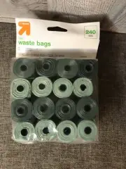 Up & Up Dog Waste Bag Dispenser Refills 15 Per Roll 16 Rolls 240 Total Count