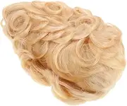 Baluue Fashionable Short Curly Wig Women's Afro Wig Men's Synthetic Hair Layered for Events