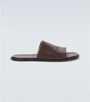 [Loewe] Loewe Paula's Ibiza Flex Anagram leather slides AU 8 burgundy