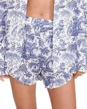 Staud Boyana Swim Cover-Up Shorts