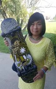 Manny Pacquiao The Destroyer Gold Championship Boxing Skateboard Ltd Ed 1 of 50