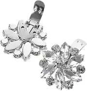 [LIFKOME] Sparkly Crystal Flower Shoe Clips Removable Wedding Shoe Charms for Women for Parties Birthdays and Special Occasions