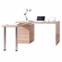 在飛比找momo購物網優惠-【BODEN】凱希4.9尺多功能旋轉書桌/工作桌/辦公桌(原