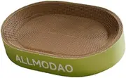 Generic Cat Scratcher Cardboard Bed Cat Scratch Bed Multifunctional Pet Supplies Playing Nest Scratch Pad Sofa for Kitty Indoor Cats, Green, M