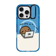iPhone 16 Pro Impact Ring Stand Case MagSafe Compatible one day at a time by sad potato club