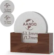 2 Packs 53.3Mm Puck Screen with Stand: Espresso Puck Screen for 54Mm Portafilter