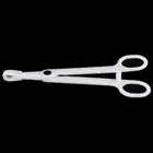 1X Disposable Slotted Sponge Forceps Ear Navel Plier Body Piercing Clamp Tool ho