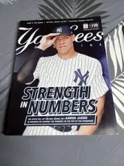 New York Yankees Magazine ,July 2018 Aaron Judge On The Cover - No Label. E-6