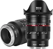 [MEKE] 50mm F1.2 Large Aperture Manual Focus Full Frame Lens Compatible with Panasonic Lumix Sigma Leica L-Mount Cameras S1H S1 S5 S1R SL SL2 FP FPL S5 Mark II