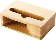 Wood Phone Speaker Amplifier, Wooden Sound Amplifier, Wood Phone Noise Enhancer, Long Lasting, Portable, 4x2x1 Inches for Mobile Phone