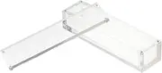 HAWILLOSCH Dice Storage Case Magnetic Acrylic Organizer for Dices Versatile Sundries Box for Bedroom Kitchen Bathroom and More Transparent Design for Easy Viewing