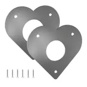 Woodpecker Protection for Nesting Box and Bird House - Extra Safe Flight Hole Protection for Nestin Silver