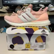 Sz 7 Adidas UltraBoost 4.0 Women'sPink Shoes Primeknit Sneakers B43510