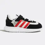 ADIDAS RETROPY F2 CF EL I GW9599 小童 休閒鞋 經典 復古 魔鬼氈 舒適 黑紅白