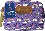 Keepgoing Small Travel First Aid Kit Kids – 60 Pc. Mini First Aid Kit for Purse,