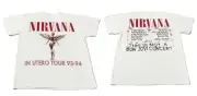NIRVANA 1993 IN UTERO THIS IS NOT A CONCERT T-shirt S-5XL DO837