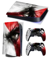 1st Edition PS5 Themed Decal Sticker Wrap For Disc Edition Console - God Of War