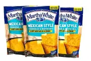 Martha White Mexican Style Cornbread & Muffin Mix 6 oz (3 pack)