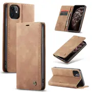 CaseMe iPhone 11 Classic Folio Leather Case Cover Apple iPhone11 Skin [Brown]