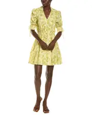 Hutch Grant Linen-Blend Shirtdress