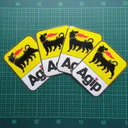 Lot of 4 Agip Sticker 30 Years ago Vintage Stock