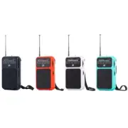 Classic Mini Rechargeable Dual-Powered FM Radio with Built-In Speaker