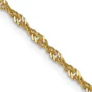20 Inch 14K 1.6mm Singapore Chain