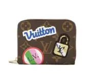 New in box Louis Vuitton Monogram Zippy Coin Purse Patches Wallet