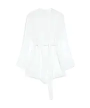 Max Mara Hooded Chiffon Jacket IT40,IT42,IT38 white