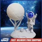 Astronaut Moon Night Light Rechargeable Spaceman Ornaments Stepless Dimming (I)