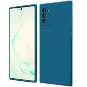 MCC For Samsung Galaxy Note10 Soft Liquid Silicone Shockproof Case Cover Note 10 N970 N971 [Dark Blue]