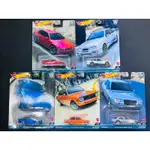 HOBBY STORE HOT WHEELS PREMIUM CANYON 模型車 (BMW M5 - 沃爾沃 - 保時