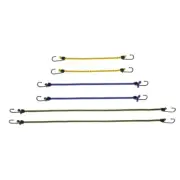 Bungee Cords with Hooks Universal Bundling Belts Fastening Luggage Rope Straps