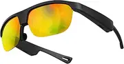 BWAD G02 Smart Bluetooth Glasses Listen to Music Answer Phone Men and Women Fashion Sunglasses Smart Glasses(Yellow)