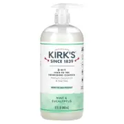 Kirk's, 3-In-1 Head To Toe Nourishing Cleanser, Mint & Eucalyptus, 32 fl oz (946 ml)